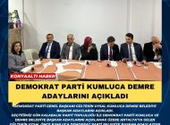 DEMOKRAT PARTİ KUMLUCA DEMRE ADAYLARINI AÇIKLADI