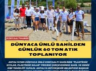 Dünyaca ünlü sahilden günlük 60 ton atık toplanıyor