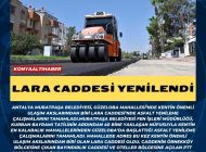 Lara Caddesi yenilendi