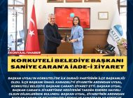 Korkuteli belediye başkanı Saniye Caran’a iade-i ziyaret