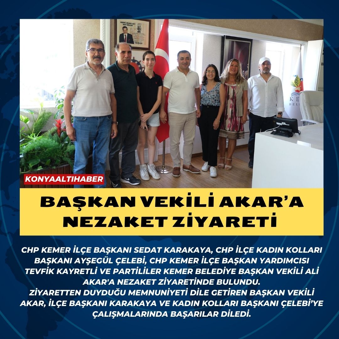 Başkan Vekili Akar’a nezaket ziyareti 