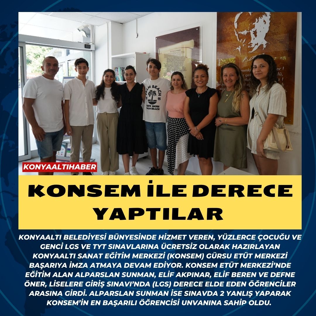 KONSEM İLE DERECE YAPTILAR 