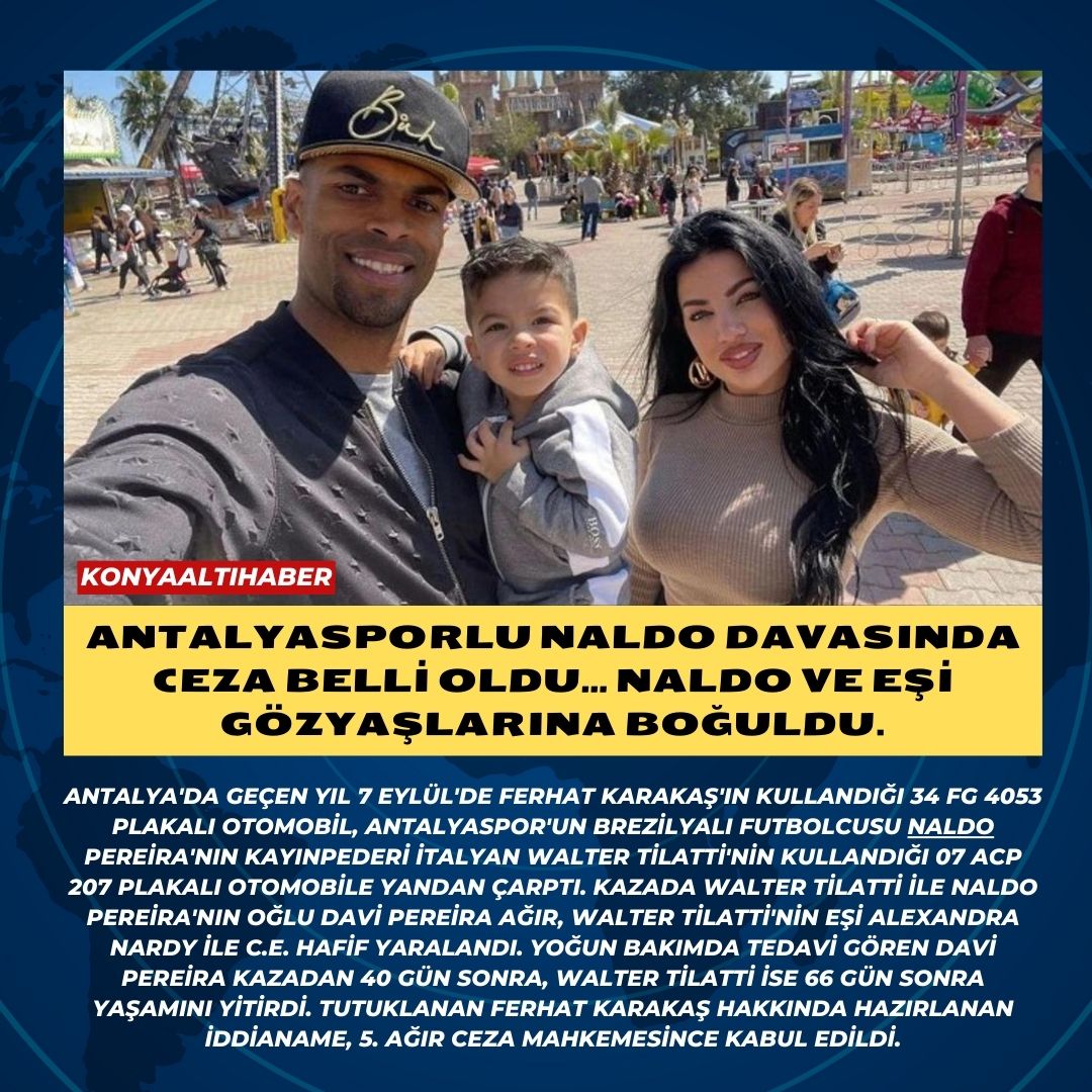 Antalyasporlu Naldo davasında ceza belli oldu… Naldo ve eşi gözyaşlarına boğuldu