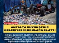 Antalya Büyükşehir Belediyesi kokulara el attı