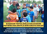 Başkan Topaloğlu geleceğin futbolcularıyla bir araya geldi