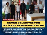 Kemer Belediyespor Tetikler Kemerspor oldu 