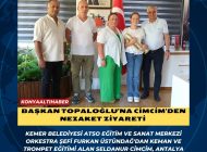 Başkan Topaloğlu’na Cimcim’den nezaket ziyareti 