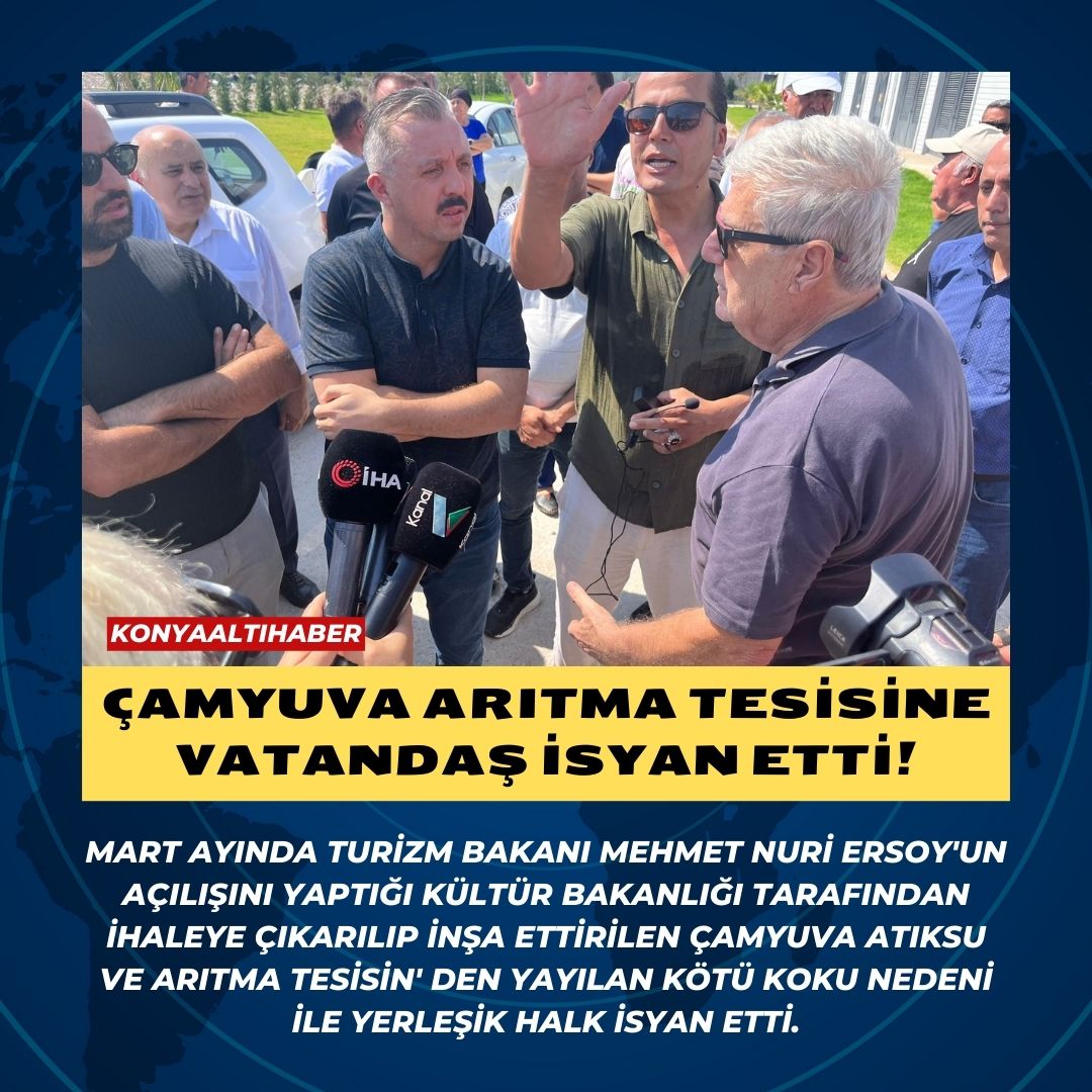 ÇAMYUVA ARITMA TESİSİNE VATANDAŞ İSYAN ETTİ!