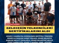 Geleceğin yelkencileri sertifikalarını aldı