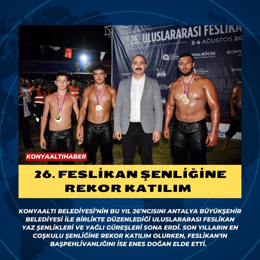 26. FESLİKAN ŞENLİĞİNE REKOR KATILIM  