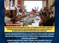 Eylül ayı meclis toplantısı gerçekleştirildi