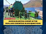 Adrasan’da gemi atık suları denize karışmıyor