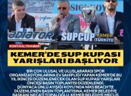 Kemer’de Sup Kupası Yarışları başlıyor