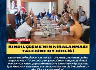 Kındılçeşme’nin kiralanması talebine oy birliği