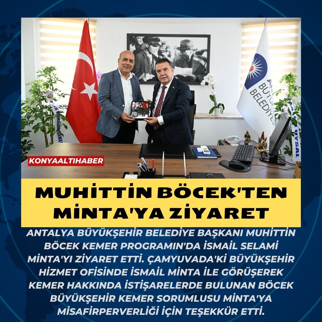 MUHİTTİN BÖCEK’TEN MİNTA’YA ZİYARET