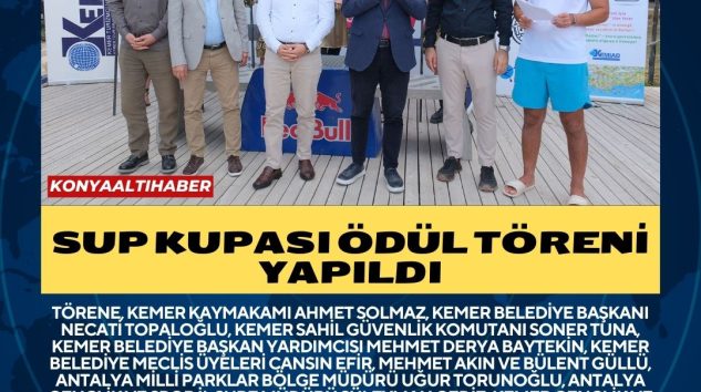 Sup Kupası ödül töreni yapıldı