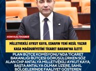 MİLLETVEKİLİ AYKUT KAYA, ESNAFIN YENİ NESİL YAZAR KASA MAĞDURİYETİNİ TİCARET BAKANI’NA İLETTİ