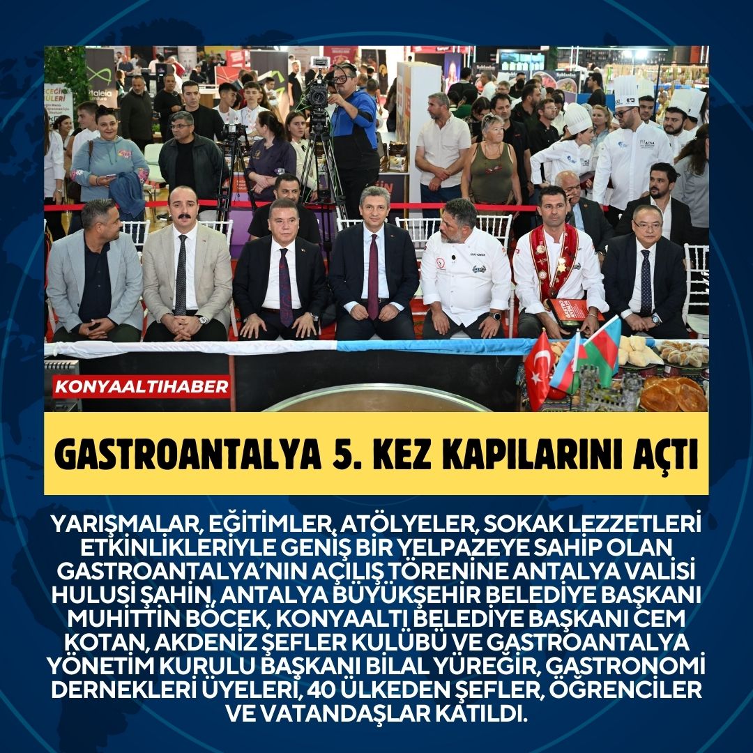 GASTROANTALYA 5. KEZ KAPILARINI AÇTI