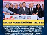 Kepez’e 38 projenin ikincisinin de temeli atıldı