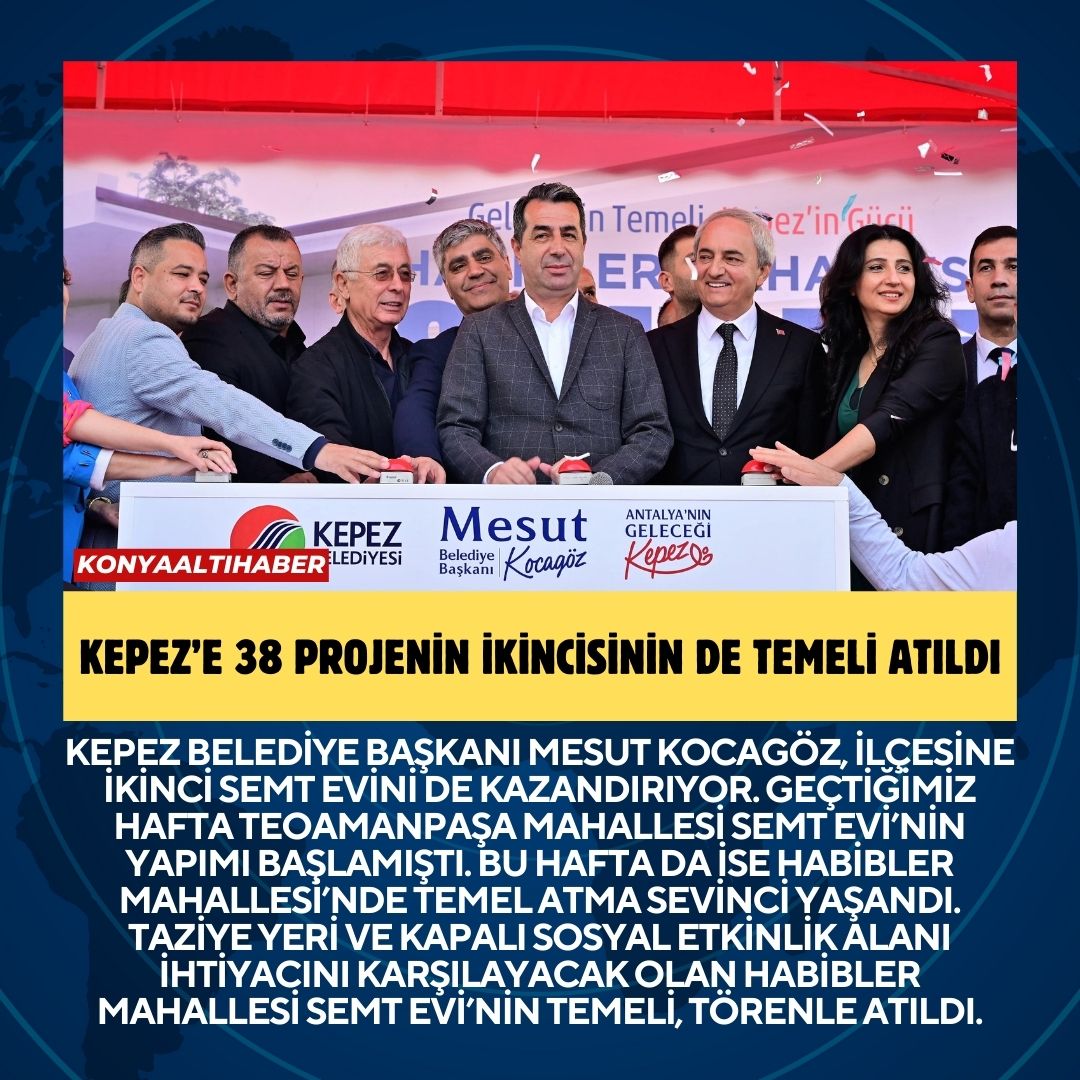 Kepez’e 38 projenin ikincisinin de temeli atıldı