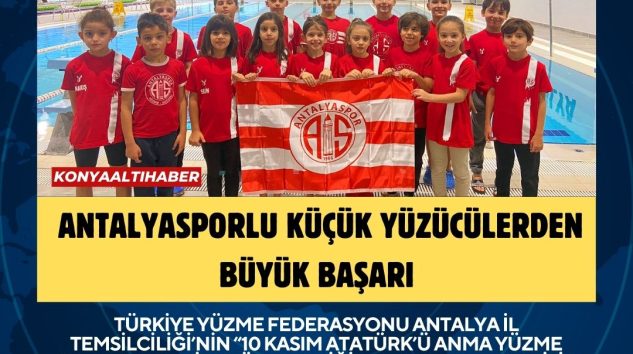 Antalyasporlu Küçük Yüzücülerden Büyük Başarı