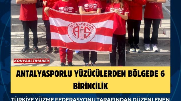 Antalyasporlu Yüzücülerden Bölgede 6 Birincilik