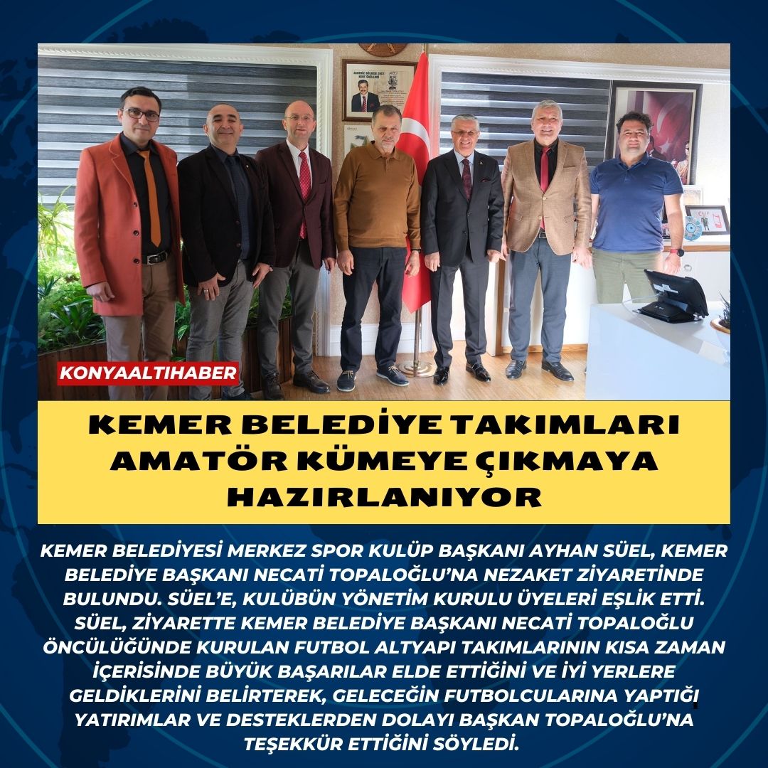 Kemer Belediye takımları amatör kümeye çıkmaya hazırlanıyor