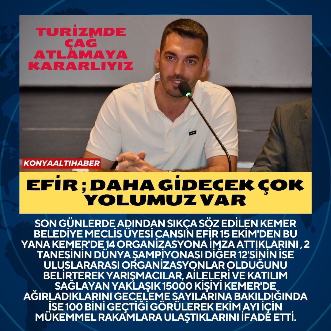 EFİR DAHA GİDECEK ÇOK YOLUMUZ VAR