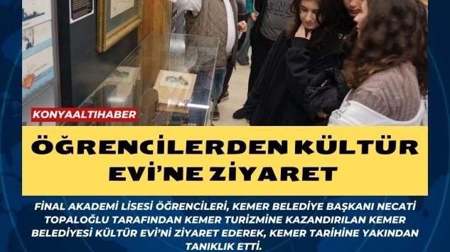 Öğrencilerden Kültür Evi’ne ziyaret 