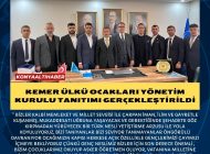 KEMER ÜLKÜ OCAKLARI YÖNETİM KURULU TANITIMI GERÇEKLEŞTİRİLDİ