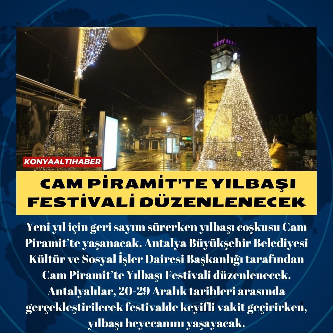  Cam Piramit’te Yılbaşı Festivali düzenlenecek