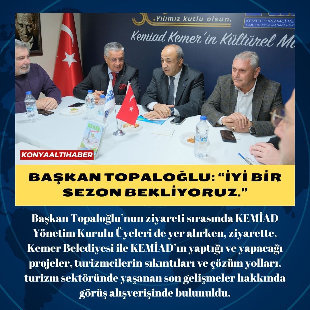 Başkan Topaloğlu: “İyi bir sezon bekliyoruz.”