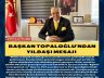 Başkan Topaloğlu’ndan yılbaşı mesajı 