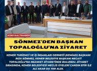 Sönmez’den Başkan Topaloğlu’na ziyaret 