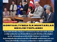 KONYAALTI’NDA İLK MUHTARLAR MECLİSİ TOPLANDI