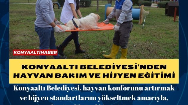 KONYAALTI BELEDİYESİ’NDEN HAYVAN BAKIM VE HİJYEN EĞİTİMİ