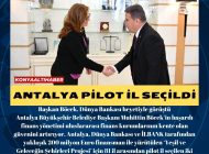 Antalya pilot il seçildi