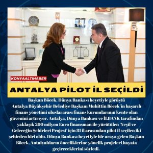 Antalya pilot il seçildi