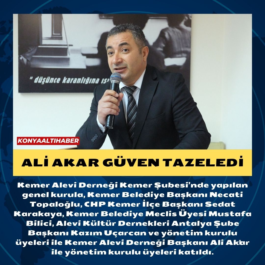 Ali Akar güven tazeledi