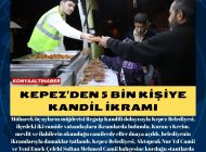 Kepez’den 5 bin kişiye kandil ikramı