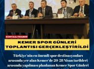 Kemer Spor Günleri toplantısı gerçekleştirildi