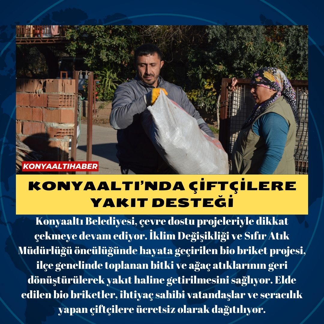 KONYAALTI’NDA ÇİFTÇİLERE YAKIT DESTEĞİ