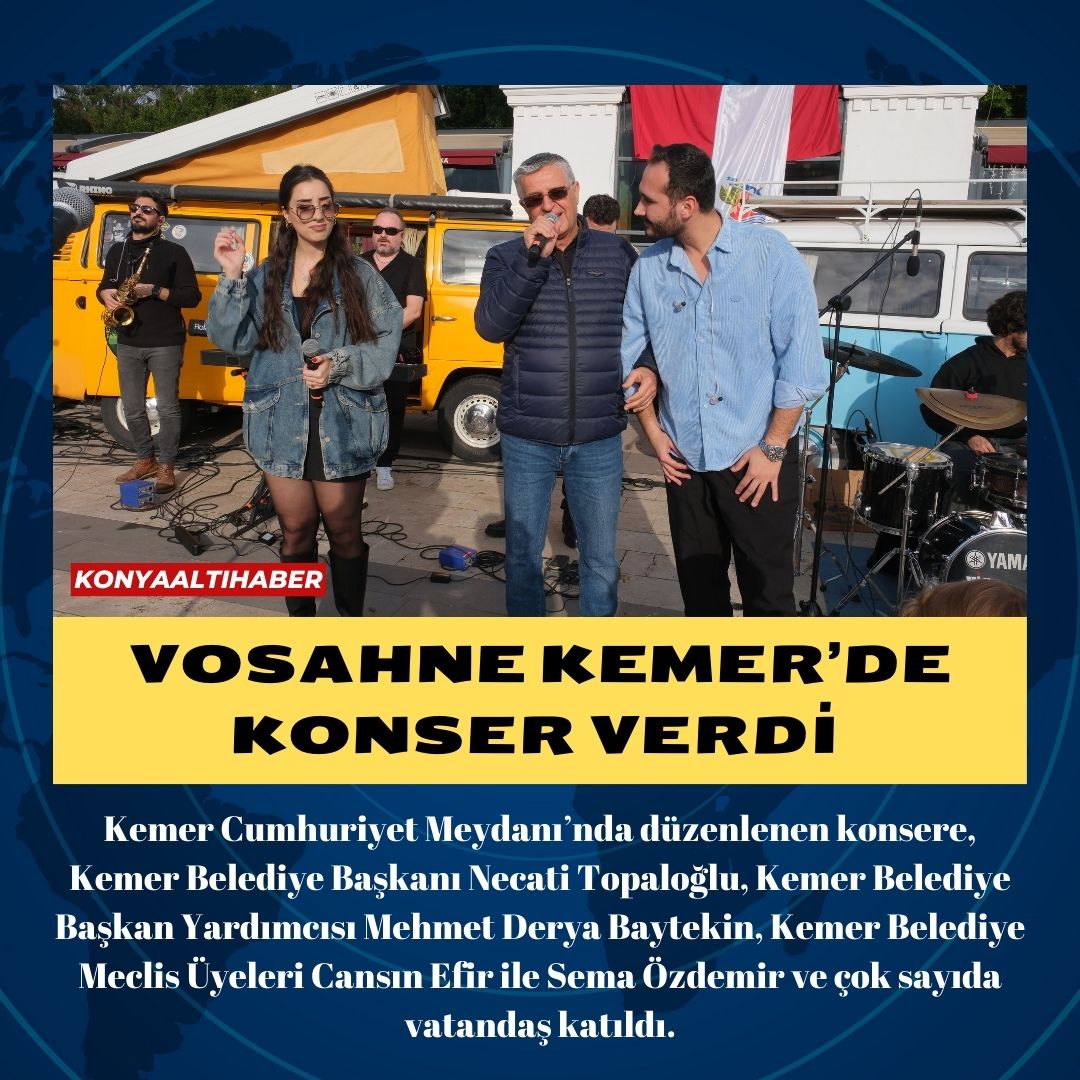 VoSahne Kemer’de konser verdi