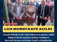 Lux Mundi Kafe açıldı 