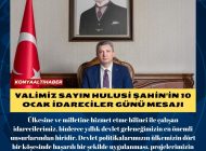 Valimiz Sayın Hulusi Şahin’in 10 Ocak İdareciler Günü Mesajı