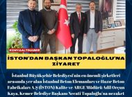 İSTON’dan Başkan Topaloğlu’na ziyaret