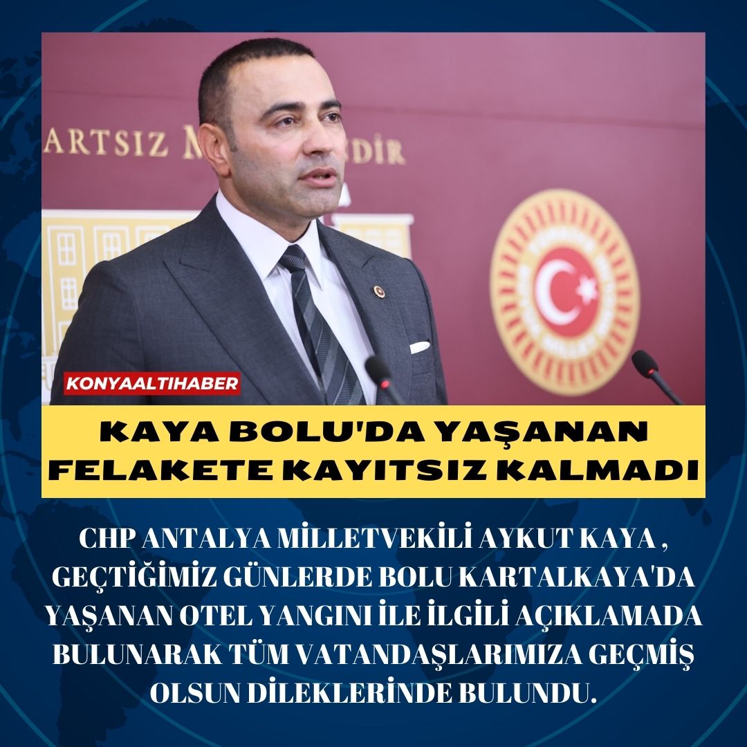 KAYA BOLU’DA YAŞANAN FELAKETE KAYITSIZ KALMADI