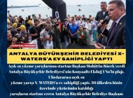Antalya Büyükşehir Belediyesi X-Waters’a ev sahipliği yaptı
