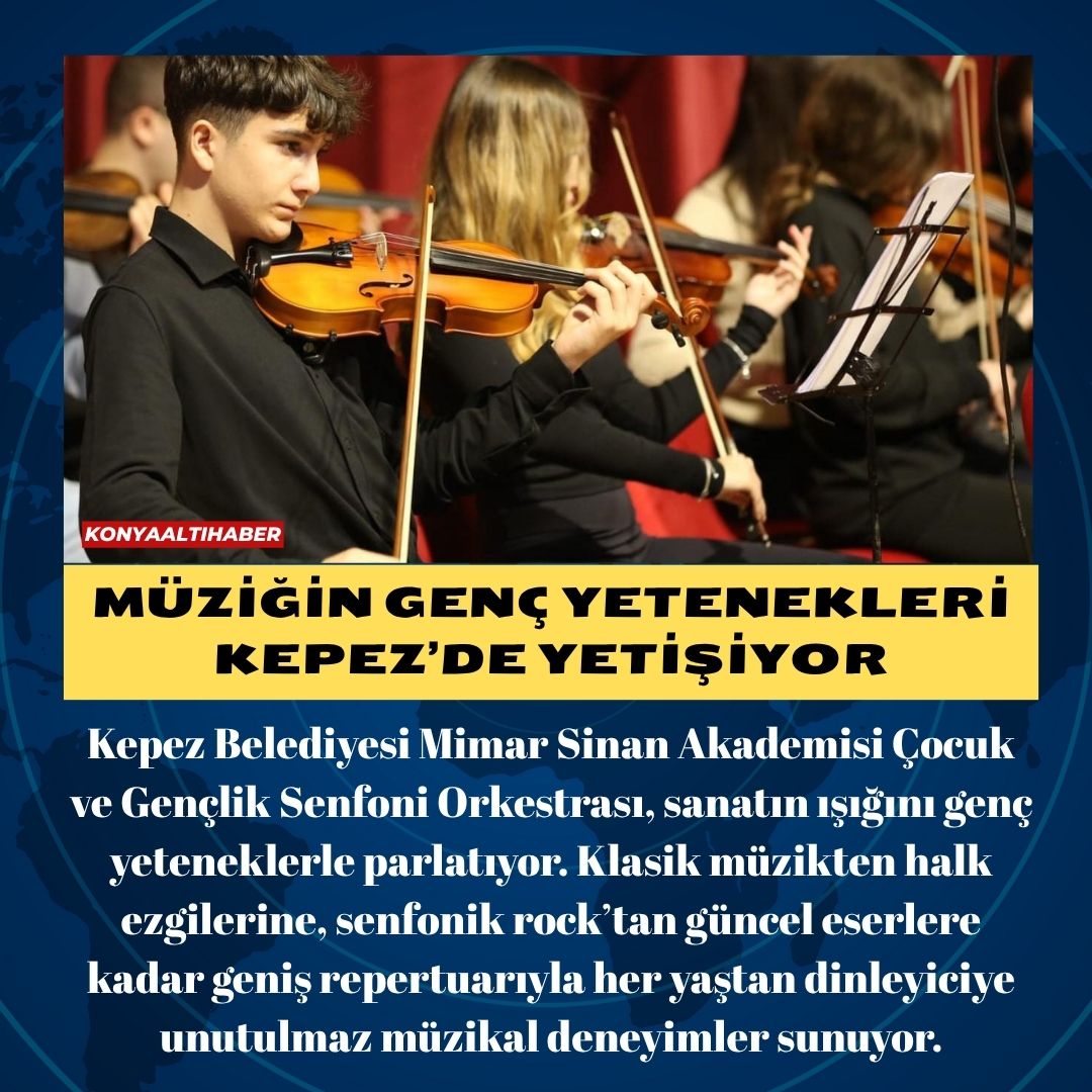 Müziğin genç yetenekleri Kepez’de yetişiyor