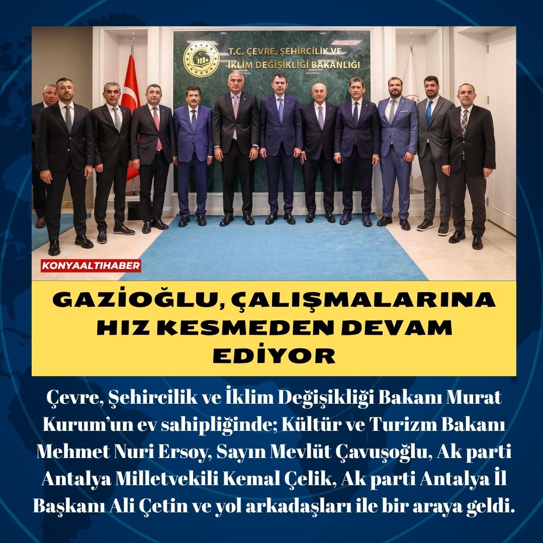 GAZİOĞLU, ÇALIŞMALARINA HIZ KESMEDEN DEVAM EDİYOR